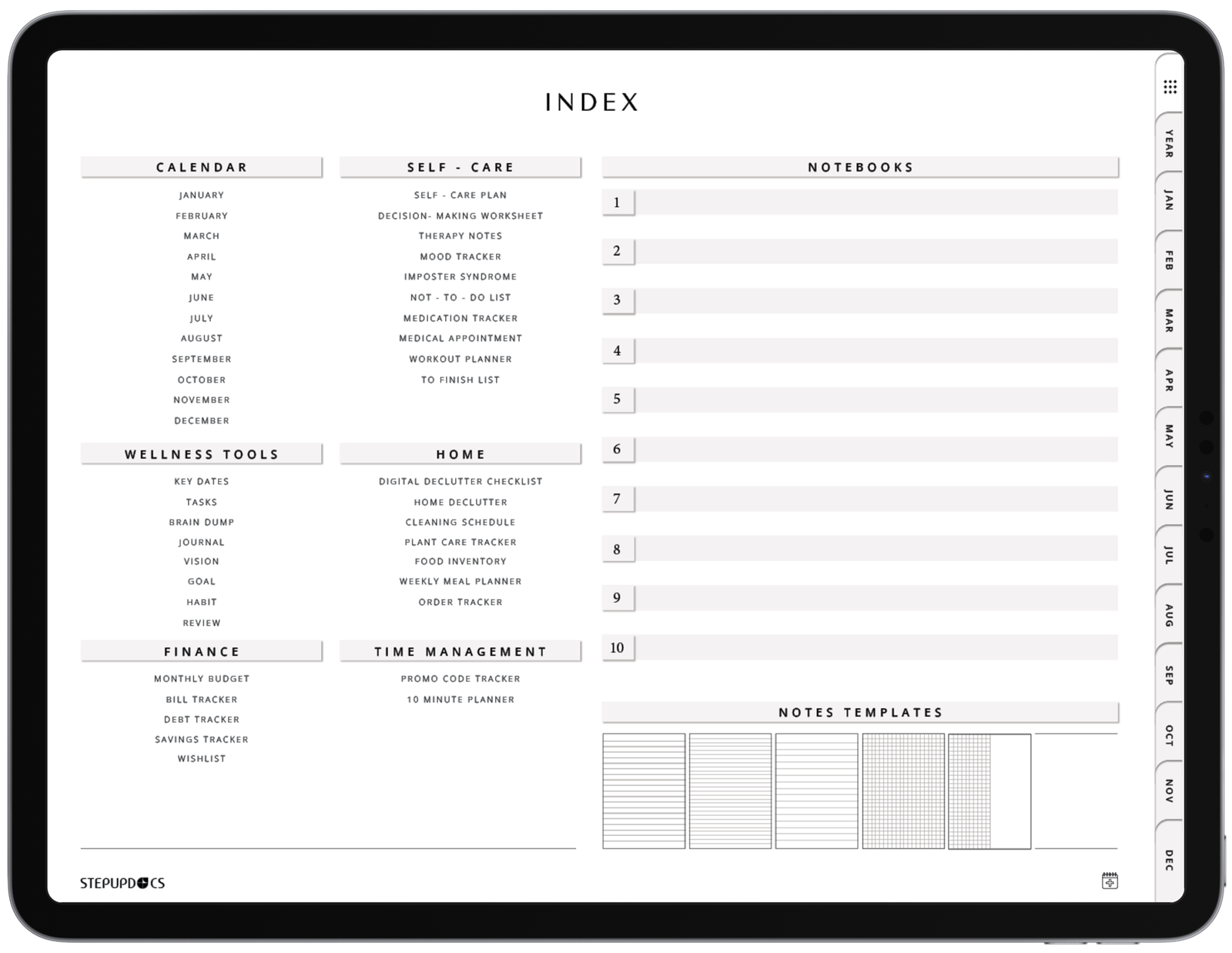 monday start_Planner_Landscape2-landscape