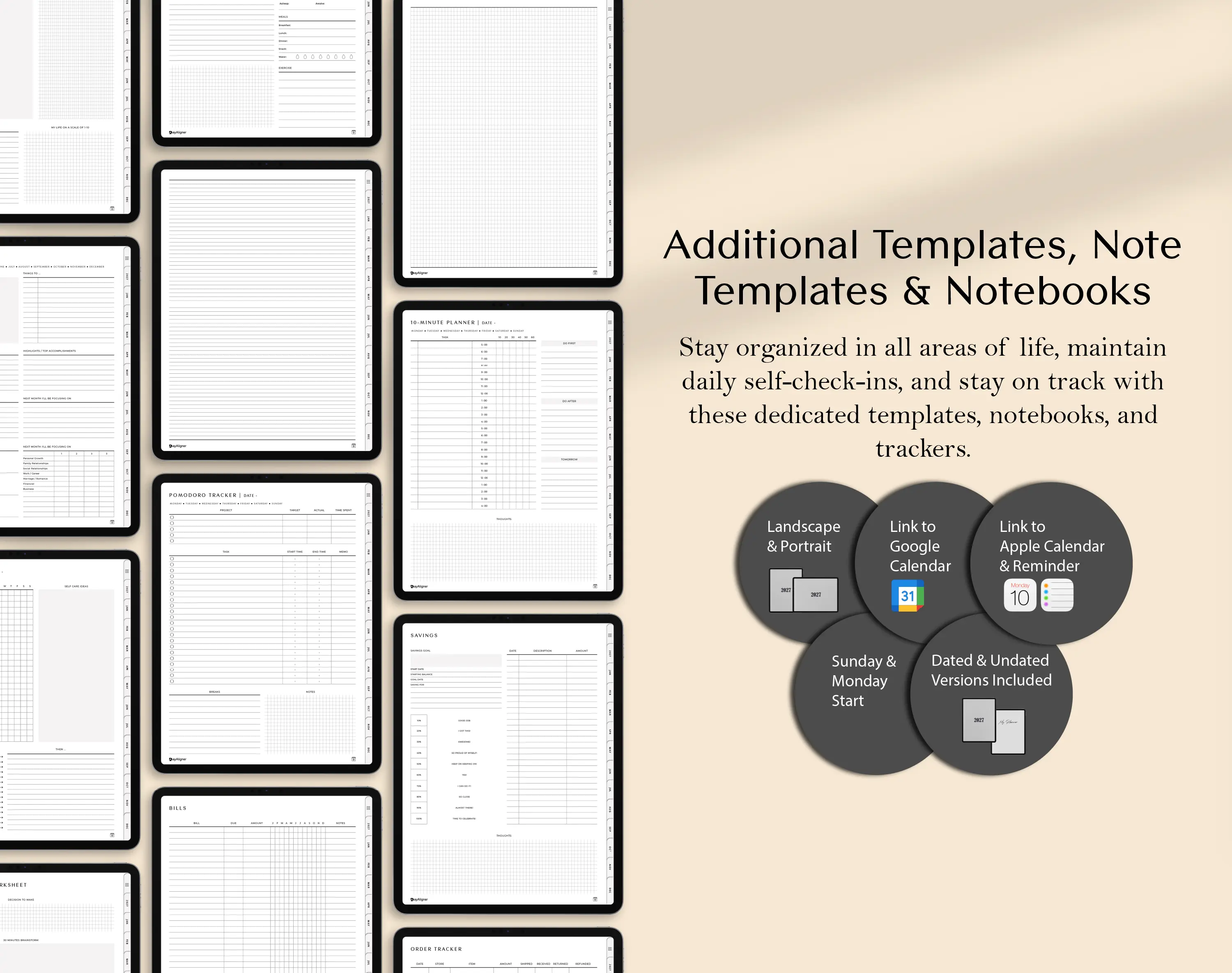 All Templates_Digital_Planner_Light_Bundle_Dayaligner.com