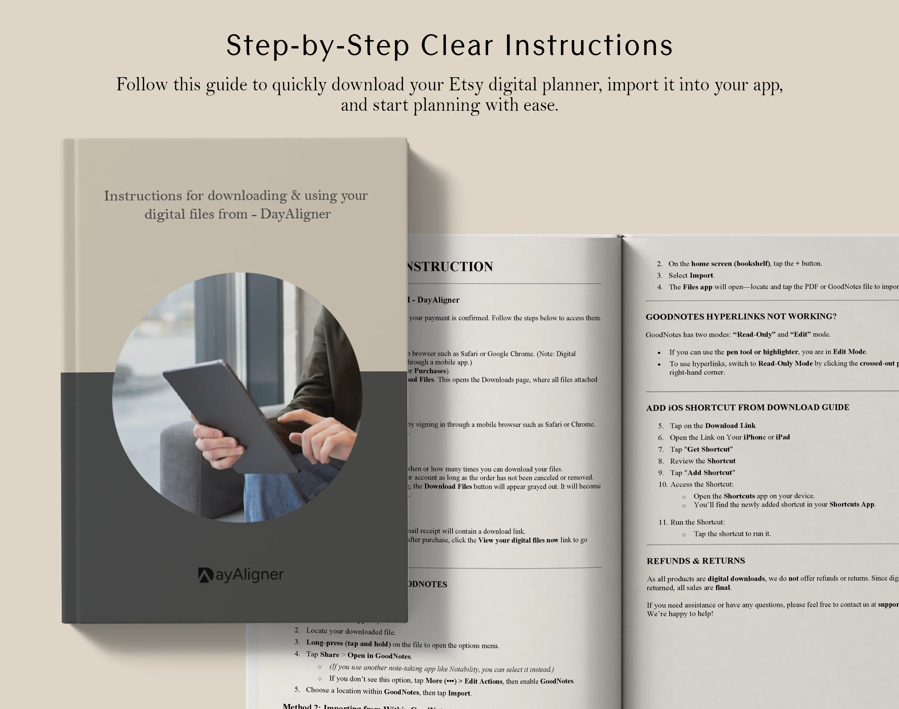 Guide MockUp -Planner_Digital_Planner_Dark_Bundle_Dayaligner.com