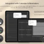 Inegrated With Apps_Digital_Planner_Dark_Bundle_Dayaligner.com